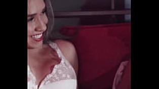 Anal love on the part of Briana Moon and Baby Nicols, dressed in racy apparel