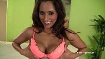 In the scene of the oral and vaginal sex swap, Reena Sky portrays a beautiful Latina.