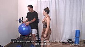 The guy from the gym is a little shy, but he has a huge cock for my tight pussy, I mentioned earlier.