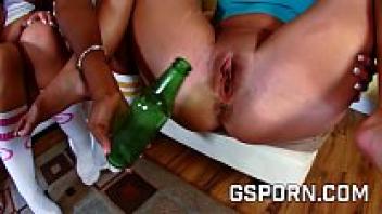 The incorporation of dildos and items into the sex group play of Milf