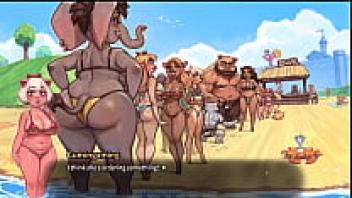 It's possible that beach pleasure could turn into something THREESOME in My Pig Princess 0.8 [SEX POSITIVE Hentai Game] Episode 30!