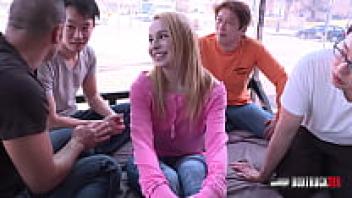 Stunning Rebeca Rebecca In the presence of the public, Sharon is given a cumshot on her large ass.