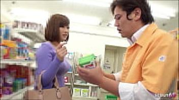 In the uncensored JAV pornographic film, a Japanese MILF shoplifter is apprehended and won over by an elderly man.