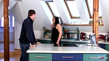 Stepmother from Germany who is ugly and mature, seduced to love by Big Dick Stepson