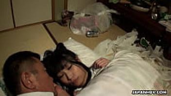 It was not edited when Japanese babe Runa Kobayashi engaged in steamy oral sex with her stepfather.