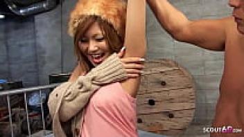 In JAV Porn, a petite Japanese teen of 18 years old seduces an uncensored creampie from the production company.