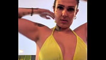 In front of Copacabana beach, I was on the verge of being expelled from the private gym! for the reason that I was working out in a thong bikini that was see-through, and my pink pussy was completely drenched!