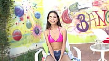 slender, tiny, and adorable anal babe