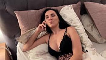 Stepmother who is lonely extends an invitation to you to sleep in her bed.