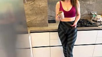 Russian amateur with talk and English subtitles, loved Busty Stepmom While Stepdad Came Out, in which the stepfather appeared.