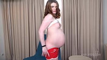 At the age of eight months, a pregnant Black Angel receives intense affection in the anal part of her mouth, and she swallows my sperm. A VK043