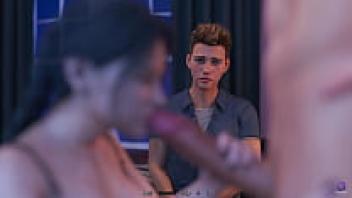 In this 3D Hentai animated pornographic video, the son watches his stepmother make love to his best friend. The scene takes place in Santa County.