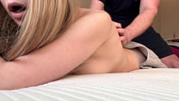 Stepmother was blatantly loved by the Russian amateur while she was receiving a massage. The video also has English subtitles.