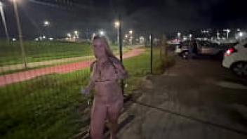 I parked the car in the middle of the street and made public displays of affection for the pussies of my pals while everyone was watching.