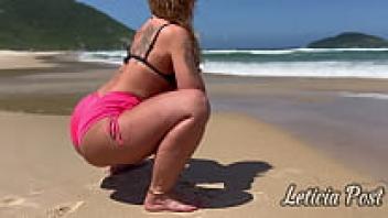 I was working out on the beach when he discovered me, and then he made me suck his dick in the woods.