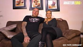 This horny German girlfriend takes a BIG Cock in an amateur sex tape. AMATEUREURO - (Kira Hot)