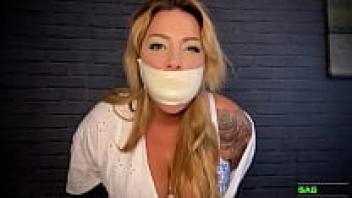Collection of self-gagging and bondage clips