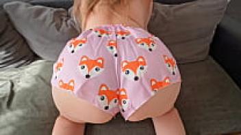 The big ass white chick twerks on the firm dick, and her ass causes an earthquake to rock the world.