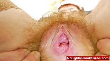 Muff is teased by the head nurse practitioner who is wearing glasses.