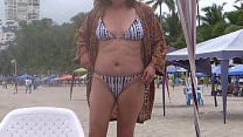 Full film depicting me engaging in sexual activity on the beach, including sucking, loving, and getting enormous cumshots