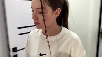 Roommate made the decision to assist with cleaning up. I retaliated by having sexual relations with her.