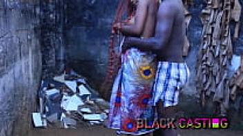 It was because his big black a$$ girlfriend was in his room that he showed his affection for me in his backyard.