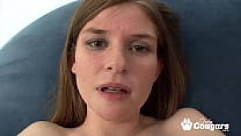 Dick Fills the Blonde Babe's Hairy Pussy