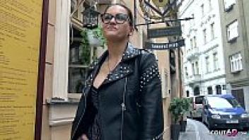 GERMAN SCOUT - FITNESS GLASSES TEEN BARBARA TALKS TO LOVE AT PICKUP FOR FAKE MODEL JOB