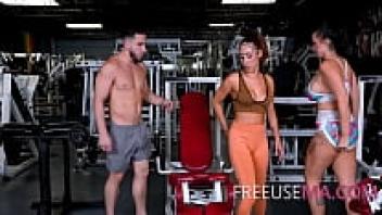 The Best Gym Session For Hot MILF | Freeused