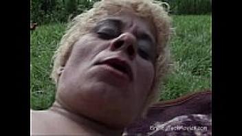 Thirsty Granny Loves Solo Outdoors