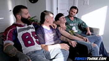 FamilyTwink - Our Stepson Debts for the Super Bowl