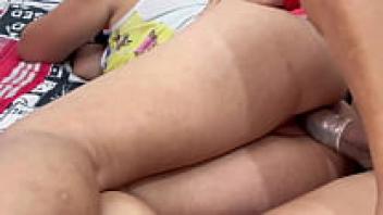 I find my big ass sister-in-law sleeping in her bed, and I love her until I get in her PUSSY.