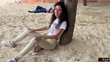 Public pickup: Loved a girl from her cuckold husband's beach and brought her to her hotel room.