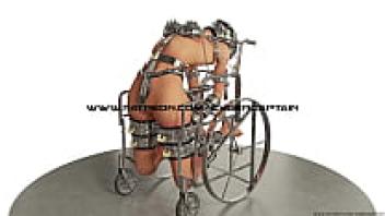 Captured in Hardcore 3D BDSM Animation for Wheelchairs