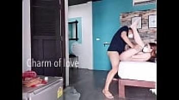 In front of the room, having sex with the photographer Someone stopped by to look, Ton.