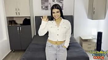 Latina Porn Casting: An 18-year-old Latina takes the Creampie for her first time in a Colombian pornographic video.