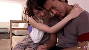 Virgin Guy's first love in Japan was aided by his older sister in uncensored JAV porn.