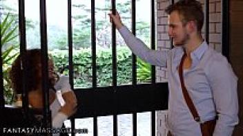 The attractive Australian next door gives you a fantasy massage.