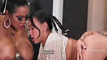 Asian Lesbian Orgy Extravaganza: All the Asian Pornstars at Once | AdultTiming