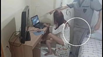 A mischievous maintenance man is given to a housewife.