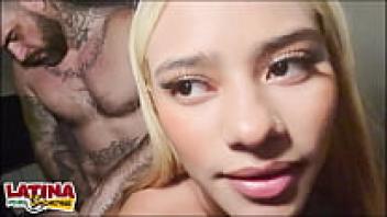 A very small, adorable 18-year-old Latina teen named Sofia is using BWC for her first pornographic casting video.