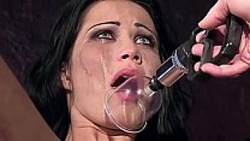 The story of the fetish shop. Section 2. Cruel punishment is appropriate for thieves. Sonja in black. Extreme BDSM film.