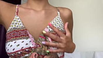 Please, please, please, please milk my baby boobs! Complete Video