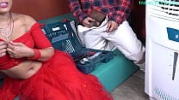 Hindi-speaking Indian XXX Cooler Repair Man Love