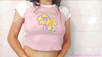 toying my big ass and fingering my moist pussy