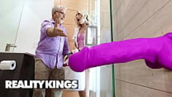 If the client pays more, cleaning lady Sky Pierce will work naked and perhaps fall in love with him—REALITY KINGS