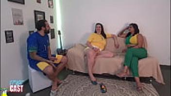 Fode Cast: We won the World Cup, and Ale Mancini, a tasty newcomer to film, showed up with her pussy.