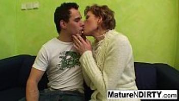 Granny indulges in pornography prior to falling in love with a y. boy.