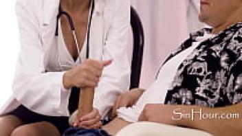 A nurse tends to the student's enduring bone.