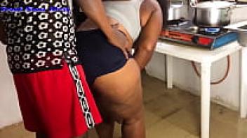 A Kenyan student's homemade sextape is fortunate to like Big Ass Mama, who squirts a lot.